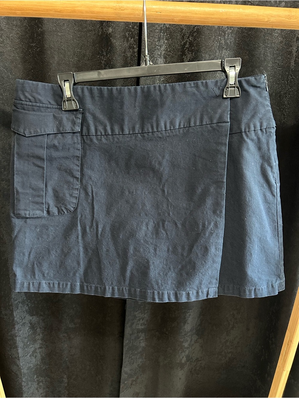 Women’s Navy Mini Skort with Patch Pocket